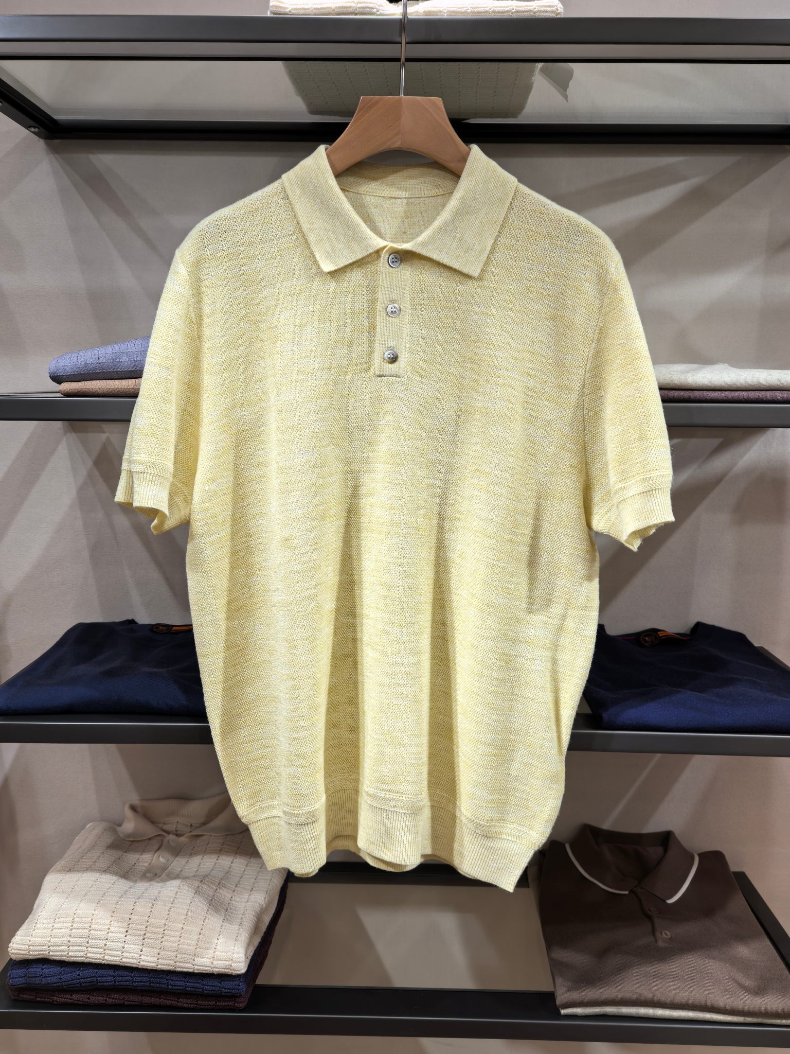 로로피아나 Loro Piana 반팔 폴로 셔츠