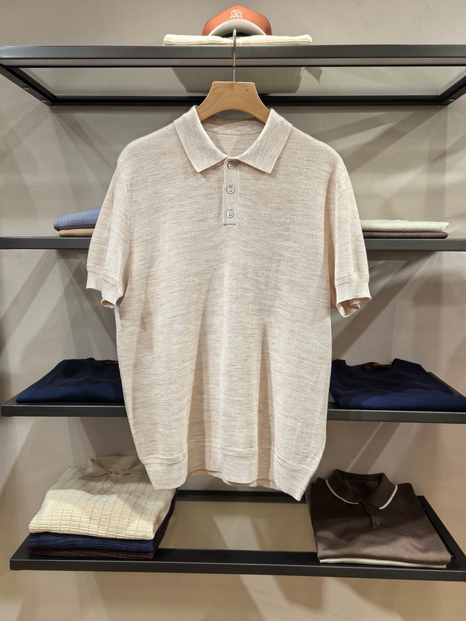 로로피아나 Loro Piana 반팔 폴로 셔츠