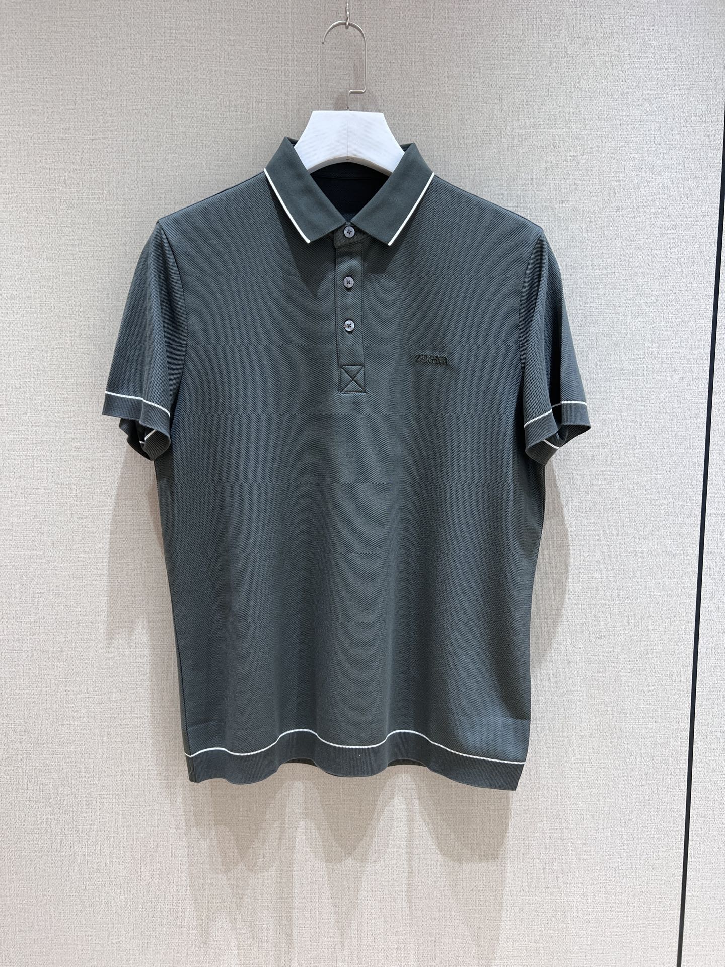 제냐 Zegna 반팔 폴로 셔츠