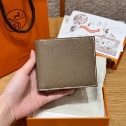 에르메스 Hermes MC² Copernic Short wallet 9cm epsom 18 Etoupe