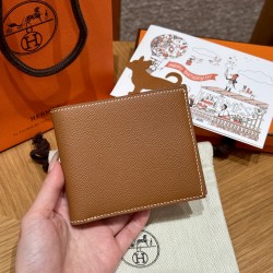 에르메스 Hermes MC² Copernic Short wallet 9cm epsom 37 Gold