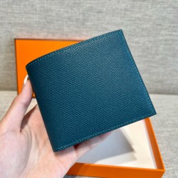 에르메스 Hermes MC² Copernic Short wallet 9cm epsom 60 Vert cypress