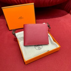 에르메스 Hermes MC² Copernic Short wallet 9cm epsom Q5 Rouge casque