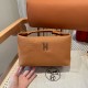 에르메스 Hermes Bride-a-Brac 25cm all- cotton ocre/silver