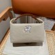 에르메스 Hermes Bride-a-Brac 25cm all- cotton biscuit/silver