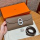 에르메스 Hermes Chaine d'Ancre To Go Epsom 18 Etoupe/silver