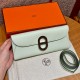 에르메스 Hermes Chaine d'Ancre To Go Epsom OZ Vert Fizz/silver