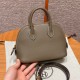 에르메스 Hermes Mini Bolide 18cm Evercolor 18 Etoupe/gold
