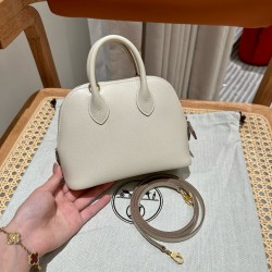 에르메스 Hermes Bolide 21cm Epsom 10 Craie/gold