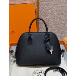 에르메스 Hermes Bolide 25cm Epsom 89 noir/silver