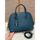 에르메스 Hermes Bolide 25cm evercolor W0 Vert Bosphore/silver