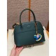 에르메스 Hermes Bolide 27cm Swift 60 Vert cypress/gold