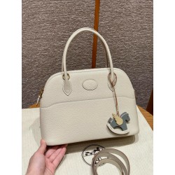 에르메스 Hermes Bolide 27cm Togo 10 Craie/gold
