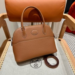 에르메스 Hermes Bolide 27cm Togo 37 Gold/silver