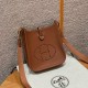 에르메스 Hermes Mini Evelyne 16cm clemence 37 Gold/gold