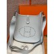 에르메스 Hermes Evelyne 29cm clemence 08 Blue pale/silver