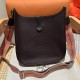 에르메스 Hermes Evelyne 29cm clemence 59 Raisin/silver
