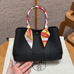 에르메스 Hermes Garden party mini 23cm Negonda 89 Noir
