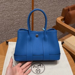 에르메스 Hermes Garden party mini 23cm Negonda T7 Blue Hydra