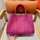 에르메스 Hermes Garden party 30cm Clemence L3 Rose parple