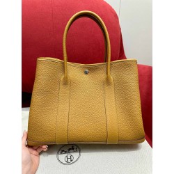 에르메스 Hermes Garden party 36cm Clemence 2S Sesame
