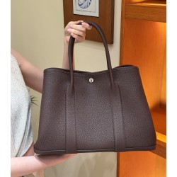 에르메스 Hermes Garden party 36cm Nedonga 0G rouge sellier silver