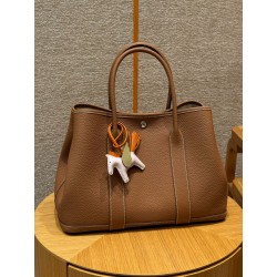 에르메스 Hermes Garden party 36cm vache country 37 Gold