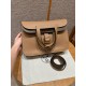 에르메스 Hermes Halzan 31cm clemence 0M Chai and 18 Etoupe/gold
