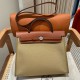 에르메스 Hermes Herbag 31cm canvas and cowhide