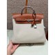 르메스 Hermes Herbag 31cm Coffee/silver