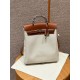 르메스 Hermes Herbag 31cm Coffee/silver