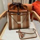 에르메스 Hermes Herbag 31cm Brown/silver