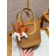 에르메스 Hermes in the loop 18cm Clemence 4B Biscuit/gold