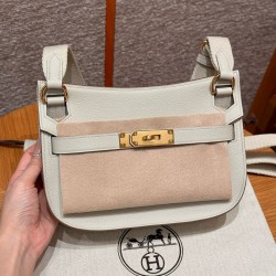 에르메스 Hermes Jypsiere mini 23cm evercolor 8L Beton/gold