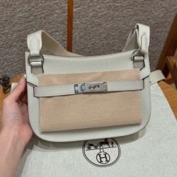 에르메스 Hermes Jypsiere mini 23cm evercolor 8L Beton/silver