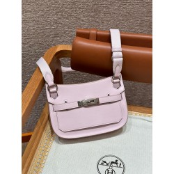 에르메스 Hermes Jypsiere mini 23cm Swift 09 Mauve pale/silver