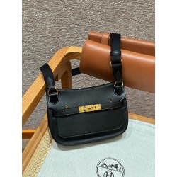 에르메스 Hermes Jypsiere mini 23cm Swift 89 Noir/gold