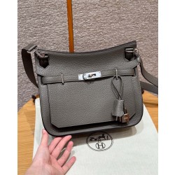 에르메스 Hermes Jypsiere 28cm clemence 0L Girs Meyer/silver