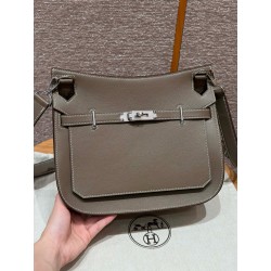 에르메스 Hermes Jypsiere 28cm Swift 18 Etoupe/silver