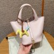 에르메스 Hermes Picotin lock 18cm clemence 09 Mauve pale/gold