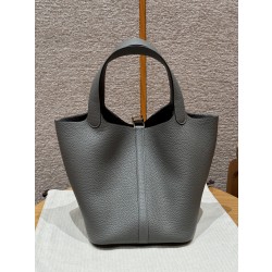 에르메스 Hermes Picotin lock 22cm clemence 0L Girs Meyer/gold