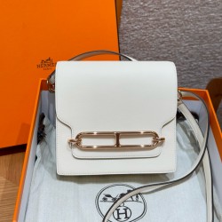 에르메스 Hermes Roulis 18cm Swift i2 Nata/Rose gold