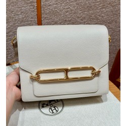 에르메스 Hermes Roulis 23cm Evercolor 8L Beton/gold