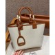 에르메스 Hermes Steeple 28cm Canvas and Swift 37 Gold