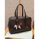 에르메스 Hermes Victoria 35cm Clemence 47 Chocolate/silver