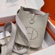 에르메스 Hermes Evelyne 16cm TC 80 Gris perle/silver