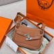 에르메스 Hermes Jypsiere mini Germany Leather 37 Gold/silver