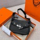 에르메스 Hermes Jypsiere mini Germany Leather 89 Noir/silver