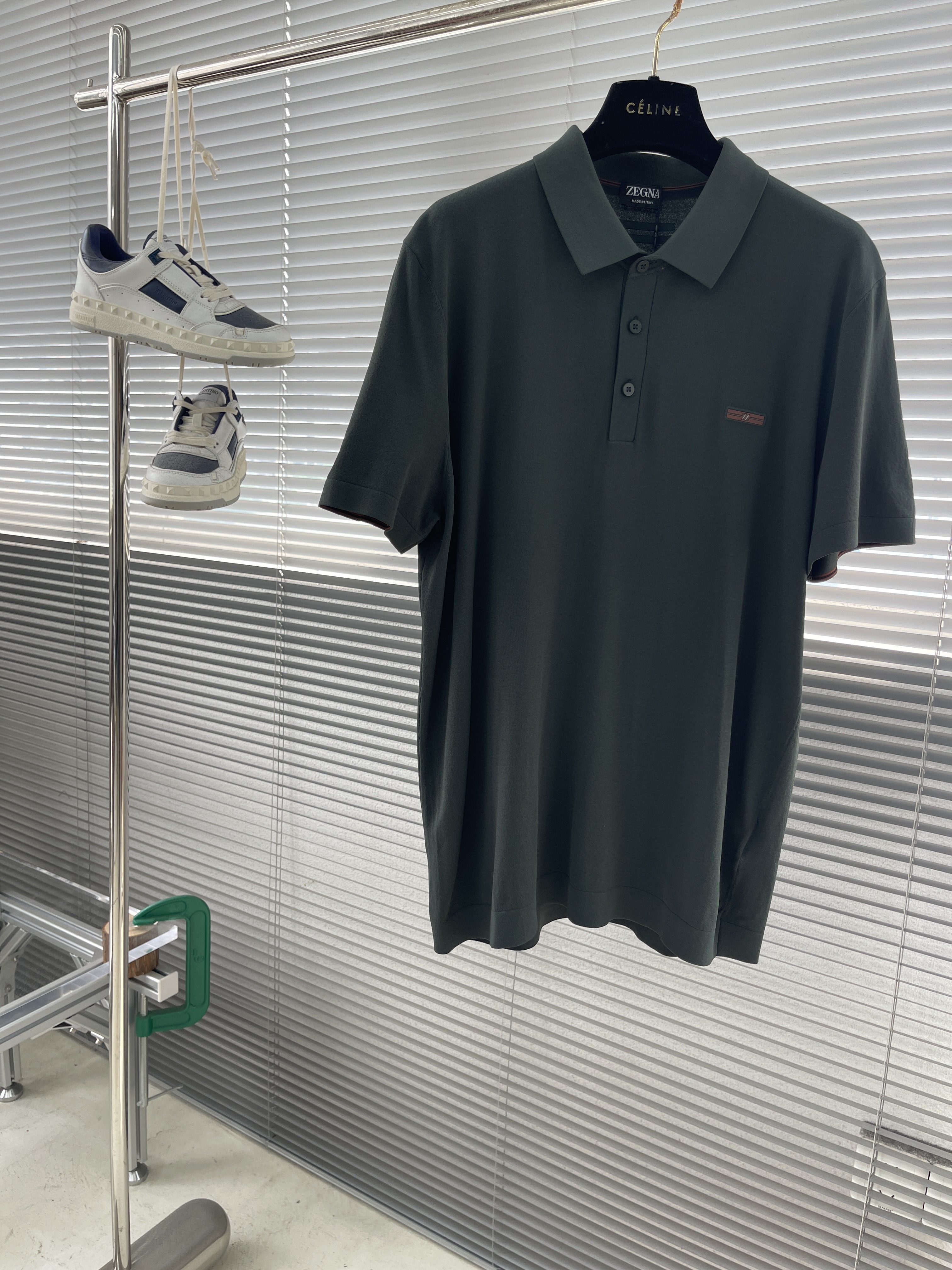 제냐 Zegna 반팔 폴로 셔츠