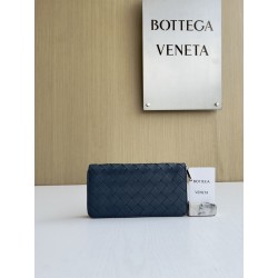 보테가 베네타 Bottega Veneta 593217 Intrecciato Zip Around Wallet 19CM